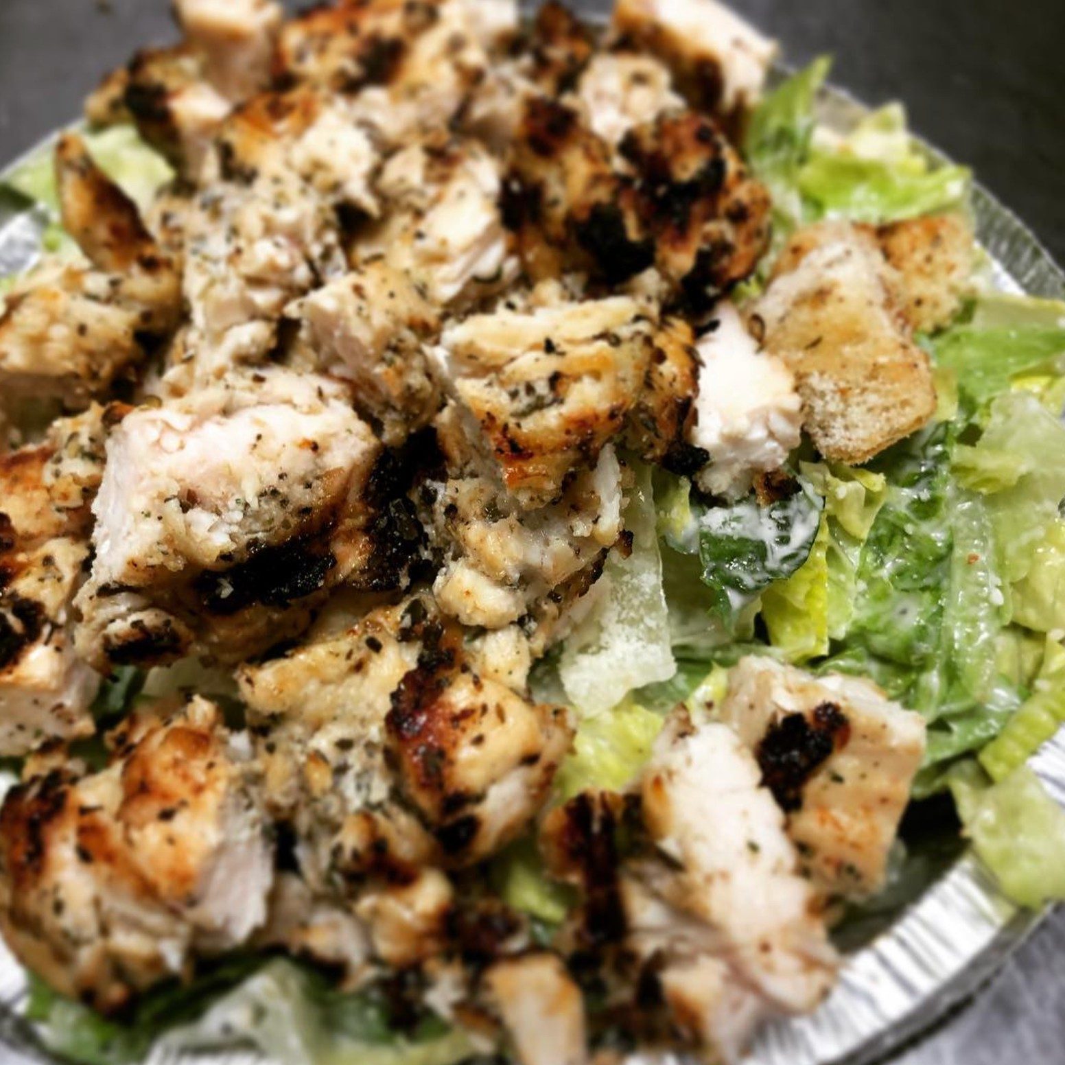 Chicken Caesar Pizza.